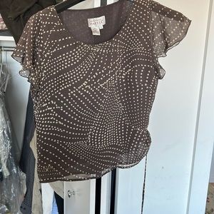 Adrianna Papell 100% silk blouse